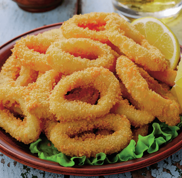 Inele de Calamar Crispy si Sos Sweet Chilli